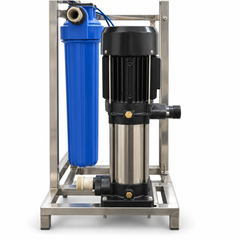 IONIX 500 LPH Fully Automatic Commercial RO Plant with Auto Backwash Pretreatment, Front TDS Display & Stainless Steel Body
