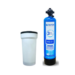 Ionix Ion Exchange Technology Based Water softener, India's First 3 Stage water softener with High capacity Calcium Holding Resin , Low maintenance with Easy Regenration