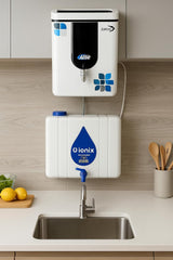 IONIX RO Waste Water Storage Tank 18L – Wall-Mountable, Food-Grade HDPE Plastic, Translucent Design, Easy to Connect with All Ro purifiers/Air Conditioners/Other Sources