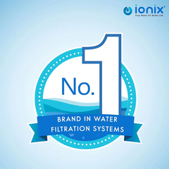 Ionix Stainless Steel Automatic Water Softener Combo | 100L Resin | SS-304 Water Softener with Brine Tank | Automatic Regeneration | Up to 1500 PPM Hardness