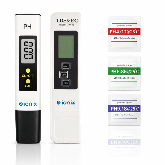 IONIX TDS / EC Meter & Digital PH Meter Combo