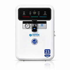 Ionix 50 LPH Commercial RO Water Purifier for Clinic, Office, Home | High Flow Small RO Plant with TDS Controller | Compact Industrial RO with Installation Kit