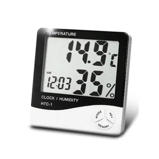IONIX Temperature Meter / Plastic Humidity Tester / Hygrometer with Alarm Clock