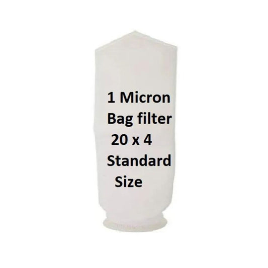 Ionix Branded 1 Micron bag filter spare , 20 x 4 standard size