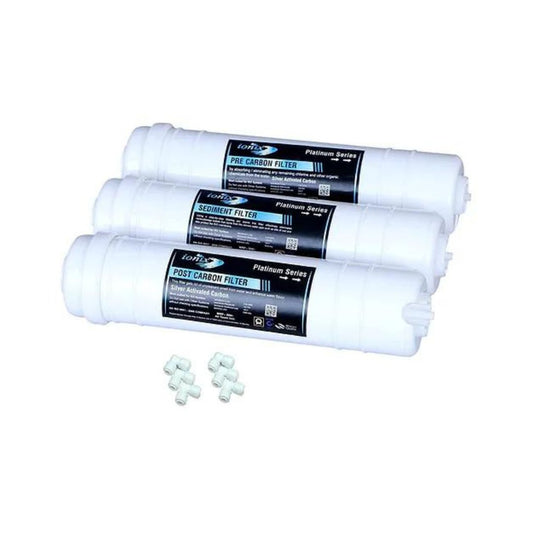 Ionix Inline Carbon Filter Set for RO Water Purifier