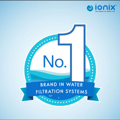 Ionix Stainless Steel Water Softener Combo (14x65 inch) with 200 liter brine tank – 3 Stage Automatic Tank Filter + 100L Resin Softener | SS-304 Build | Zero Maintenance | Whole House Water Treatment System