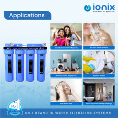 Ionix Supreme - Tank - Mainline Water Filter with Bacteria & Virus Removal Advanced UF Filter