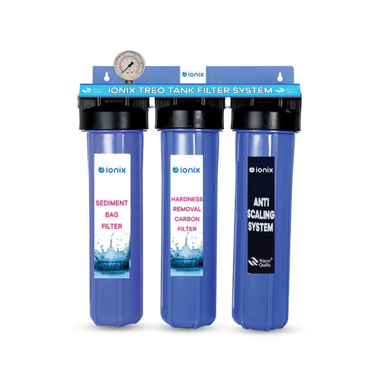 Ionix Treo Tank Filter: Triple-Filtration System for Whole-House Water Purification