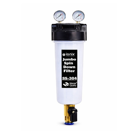 IONIX Jumbo Spin Down Sediment Pre Filter - SS 304 Grade