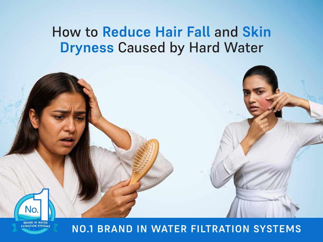How to Reduce Hair Fall and Skin Dryness Caused by Hard Water