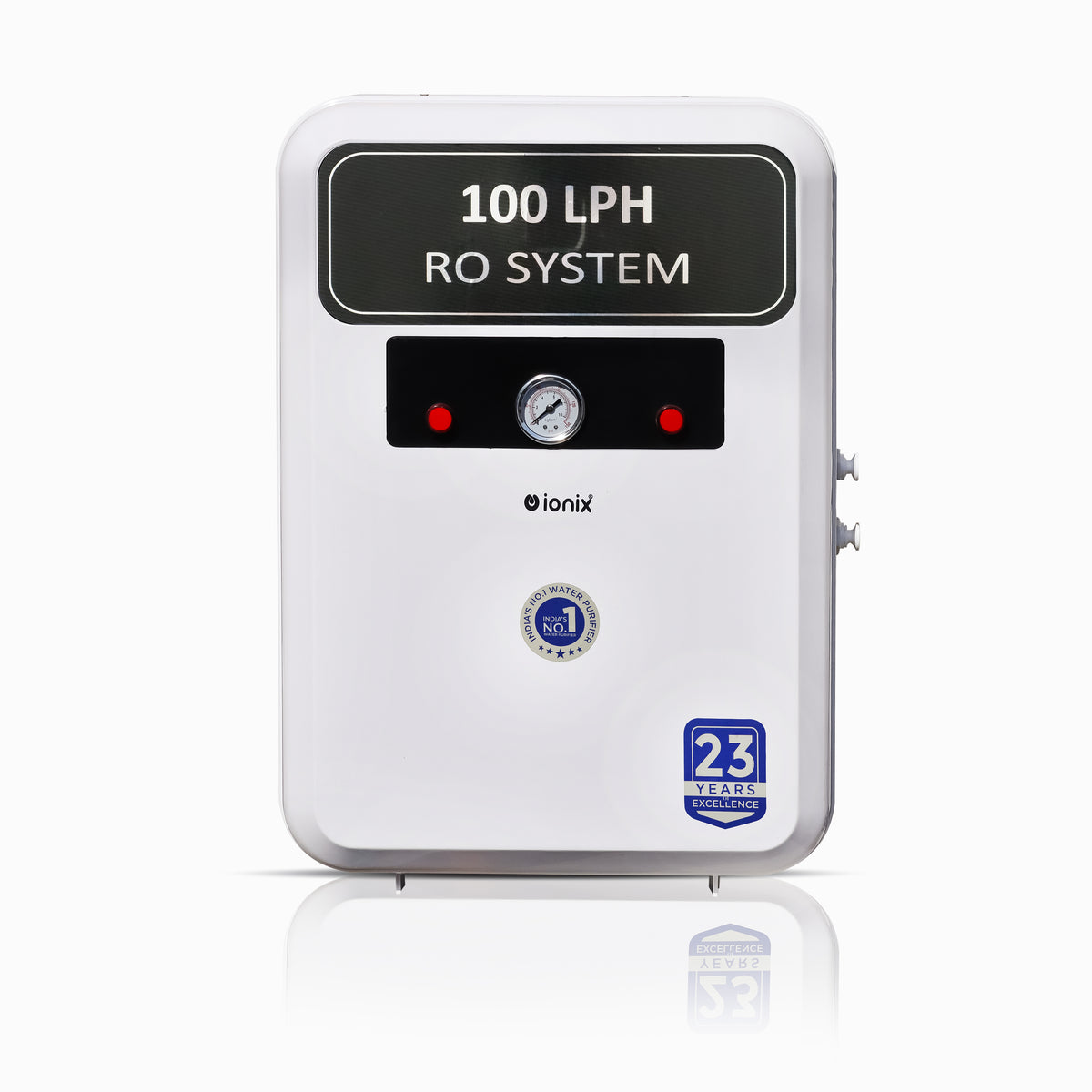 IONIX 100 LPH Commercial RO Water Purifier for School, Office, Factory | High Flow RO Plant with TDS Controller | Industrial Water Purifier for 300-500L Daily Use.