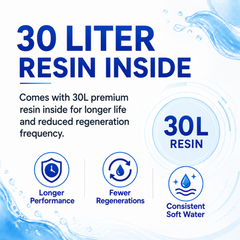 Ionix Automatic whole house Water Softener 30 L - Model IBWS-04