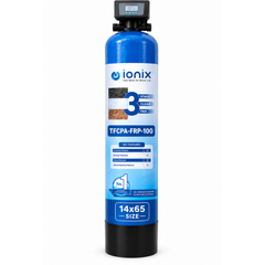 Ionix TFCPA-FRP-100 Automatic Tank Water Filter (14×65 Inch) | 3 Stage Clear Pro Automatic | 0 Maintenance Cost for Up to 5 Years | Fit & Forget Model | Whole House Water Filtration System
