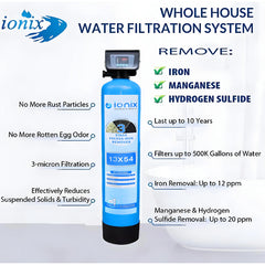 Ionix Excess Iron Remover & Water Softener 13x54 vessel Automatic , Perfect Solution for Iron related issues