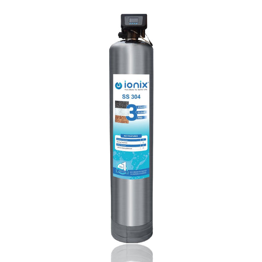 Ionix 0 Maintenance cost for 5 years ,Fit and Forget model, 3 Stage Clear Pro Automatic, Years ahead in Innovation , Perfect Tank filter for your Home (SS-304)