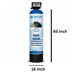Ionix Excess Iron Remover 16x65 Automatic | Advanced Whole House Iron Filtration System