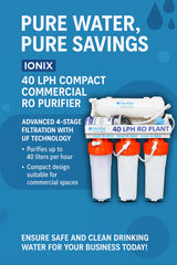 Ionix 40 LPH Compact Commercial RO Purifier