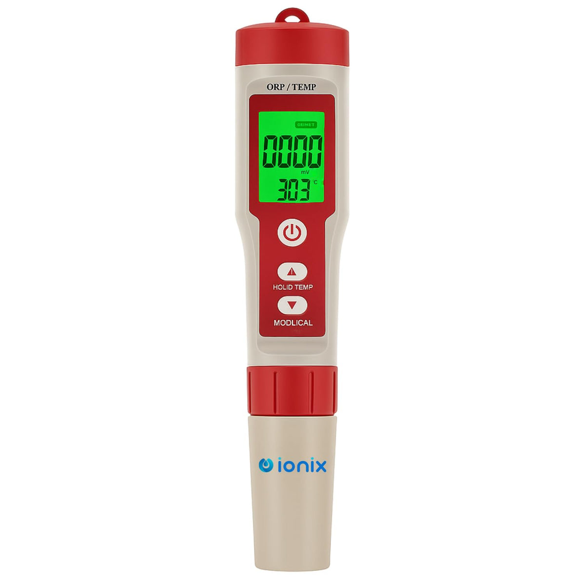 IONIX ORP Meter Oxidation Reduction Detector Redox Tester for Water Purity, water ORP tester, red