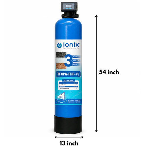 Ionix 0 Maintenance cost for 5 years ,Fit and Forget model, 3 Stage Clear Pro Automatic, Years ahead in Innovation , Perfect Tank filter for your Home