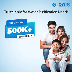 Ionix Stainless Steel Automatic Water Softener Combo | 100L Resin | SS-304 Water Softener with Brine Tank | Automatic Regeneration | Up to 1500 PPM Hardness