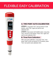 IONIX Profession PH meter,2 in 1 with Temperature | Laboratory Accuracy