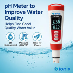 IONIX Profession PH meter,2 in 1 with Temperature | Laboratory Accuracy