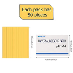 Ionix Ph Testing Strips  - Full pH 1-14 Test Indicator Litmus Paper