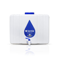 IONIX RO Waste Water Storage Tank 18L – Wall-Mountable, Food-Grade HDPE Plastic, Translucent Design, Easy to Connect with All Ro purifiers/Air Conditioners/Other Sources