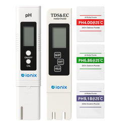 IONIX TDS / EC Meter & Digital PH Meter Combo