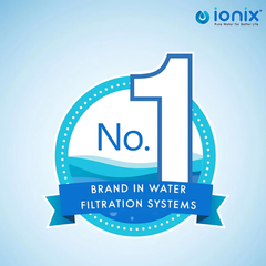 Ionix Ion Exchange Technology Based Automatic Water Softener WSA01-FRP-100 | 14×65 FRP Vessel | India's First 3-Stage Water Softener | 100L High Capacity Calcium Holding Resin | Automatic Regeneration