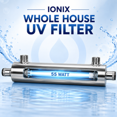 IONIX Whole House UV Filter 55W, 4000 LPH, SS304, 1.5 Inch In/Out