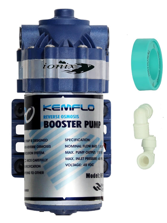 Ionix 100% copper, Metal body Kemflow ro booster pump, ro booster motor