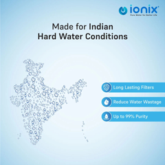 Ionix Dual Vessel Automatic Water Softener WSA02-FRP-100 | 14×65 FRP ClearPro Filter + 100L Resin Softener | Automatic Regeneration | Whole House Water Treatment System