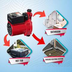 IONIX Automatic Water Pressure Pump Suitable for Hot Water Circulation, Washing Machine, RO Shower