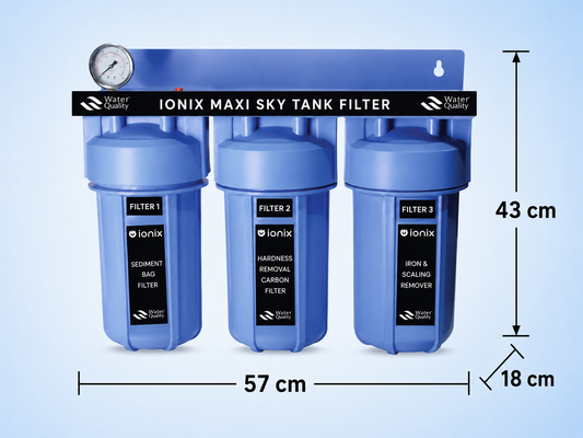 Ionix Maxi Sky Tank- Mainline Water Filter (Small Size): Superior Filtration for Small Homes