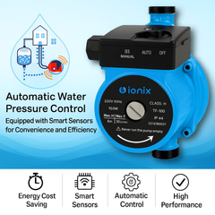IONIX Automatic Water Pressure Pump Suitable for Hot Water Circulation, Washing Machine, RO Shower