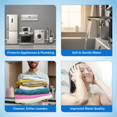 Ionix Ion Exchange Technology Based Automatic Water softener, India's First 3 Stage water softner with High capacity Calcium Holding Resin , Easy maintenance with Automatic Regenration