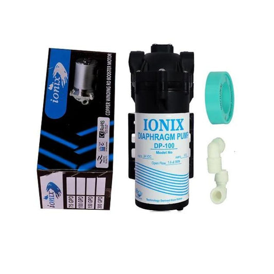 Ionix DP-100 RO Booster Pump 100 GPD, ro Pump 100 GPD | motor for ro
