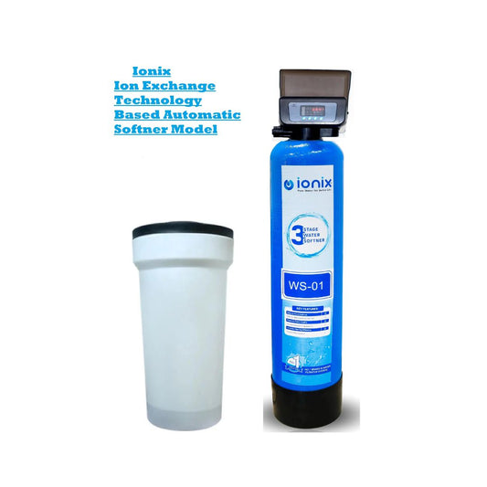 Ionix Ion Exchange Technology Based Automatic Water softner, India's First 3 Stage water softner with High capacity Calcium Holding Resin , Easy maintenance with Automatic Regenration