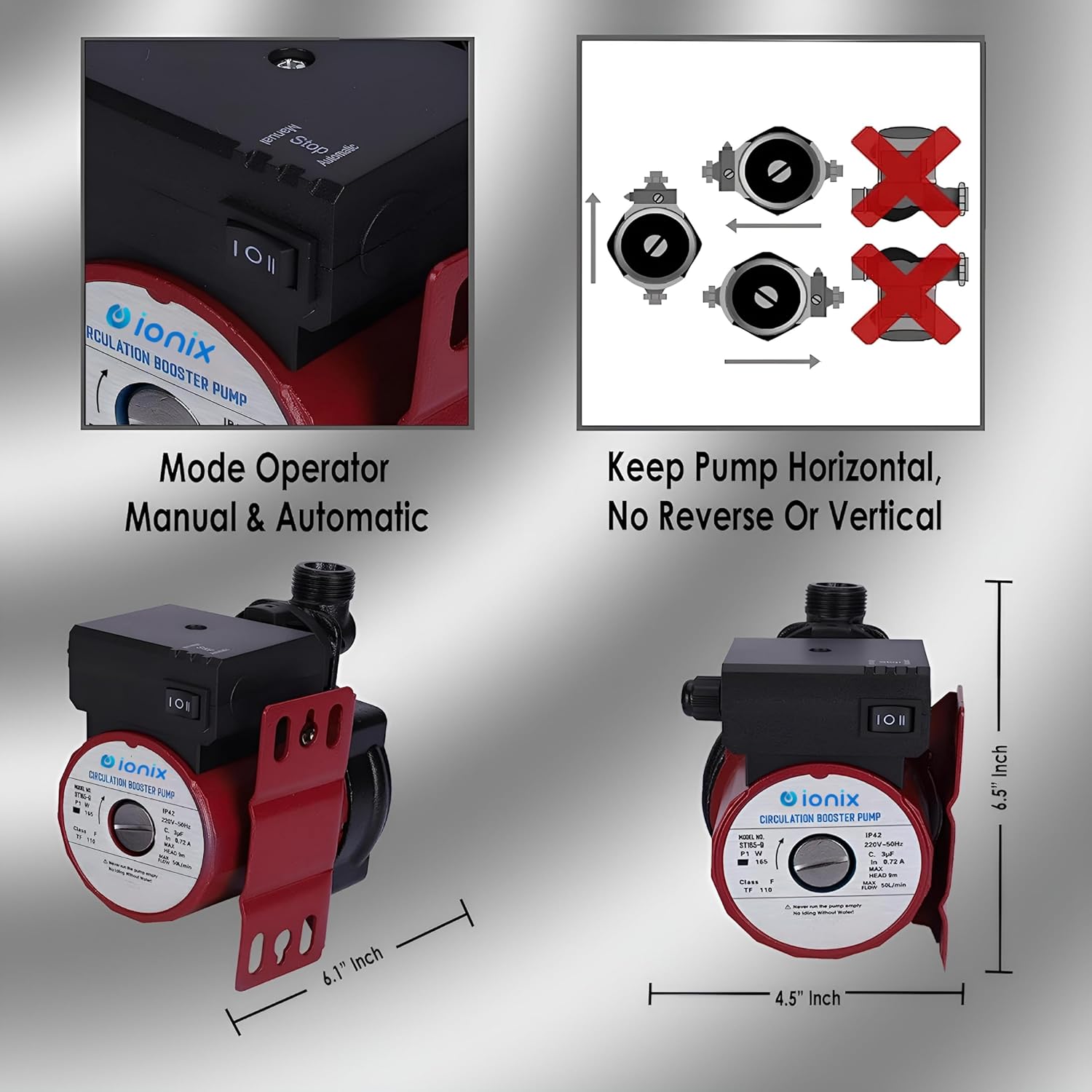 Ionix pump manual