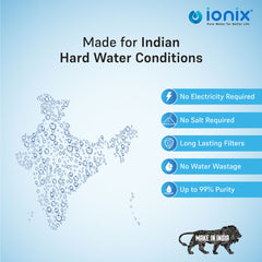 Ionix Maxi Sky Tank- Mainline Water Filter (Small Size): Superior Filtration for Small Homes