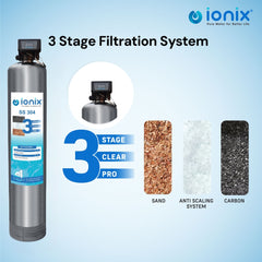 Ionix 0 Maintenance cost for 5 years ,Fit and Forget model, 3 Stage Clear Pro Automatic, Years ahead in Innovation , Perfect Tank filter for your Home (SS-304)