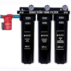 IONIX Star Tank Filteration System, Saltless Water Softener, German Quality With Pressure Motor