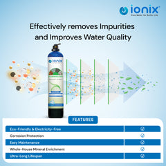 Ionix Re-Mineralizer – Whole House Inline Mineral Cartridge