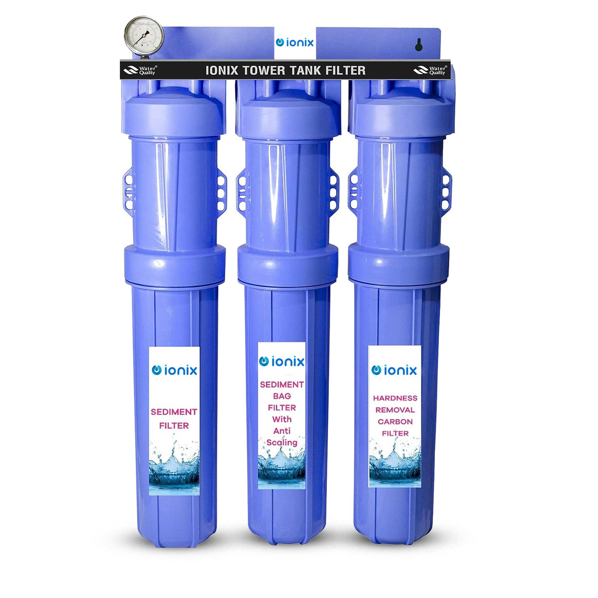 Ionix Tower Tank - Mainline Water Filter for Superior Water Purification