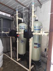 IONIX Automatic Tower Water Softener & Conditioner | 3 Stage Clear Pro + Ion Exchange System | 24x72 Industrial FRP | Whole Building Main Line Treatment
