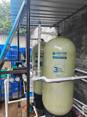 IONIX Automatic Tower Water Softener & Conditioner | 3 Stage Clear Pro + Ion Exchange System | 24x72 Industrial FRP | Whole Building Main Line Treatment