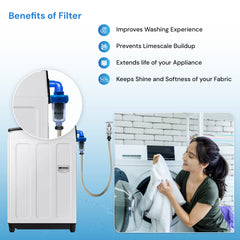 Ionix 4BHK - Family Kit for 4 BHK (1 Tap Filter + 4 Shower Filters + 1 Washing Machine Filter)