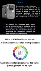 Ionix RO + Ionizer i5-400 Titanium Water Purifier – 50 LPH, Self-Serviceable Filters, UV, TDS Control, and Alkaline Options – Best Water Filter for Home & Office