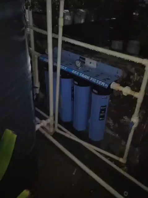 Ionix Select 4-Stage Tank Filtration System with Dual Sediment Filter - Pure Water Solution